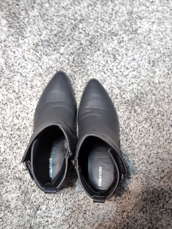 Maurices Shoes - Maurices Black Pointed Toe Zip Ankle Booties